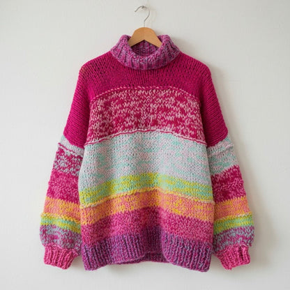 Oferta: 2 patrones con guías de colores y video clases (Pocket Cardigan + Candy Crush)
