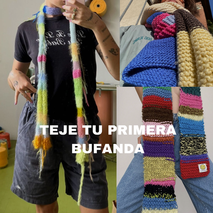 Aprende a tejer desde cero — Curso online en vivo