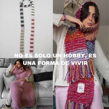 Aprende a tejer desde cero — Curso online en vivo