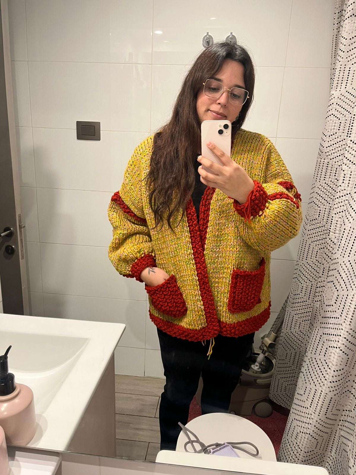 Patrón PDF + Video Clases Pocket Cardigan