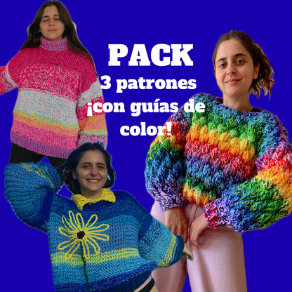 Oferta: 3 Patrones + Guías de Color