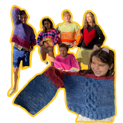 Diseña y Teje tu Primer Sweater - Curso Pregrabado con Acceso Inmediato