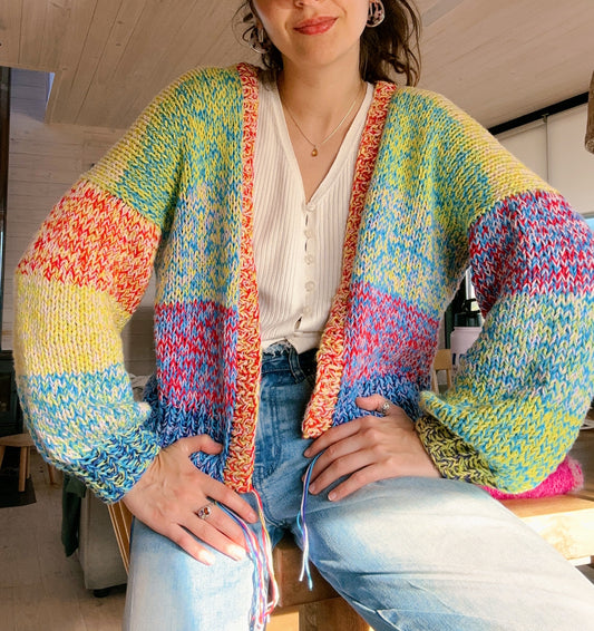Patrón PDF + Video Clases Cotton Cardigan (Incluye acceso al KAL)