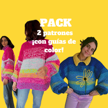 Oferta: 2 patrones + guías de color