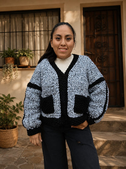 Patrón PDF + Video Clases Pocket Cardigan