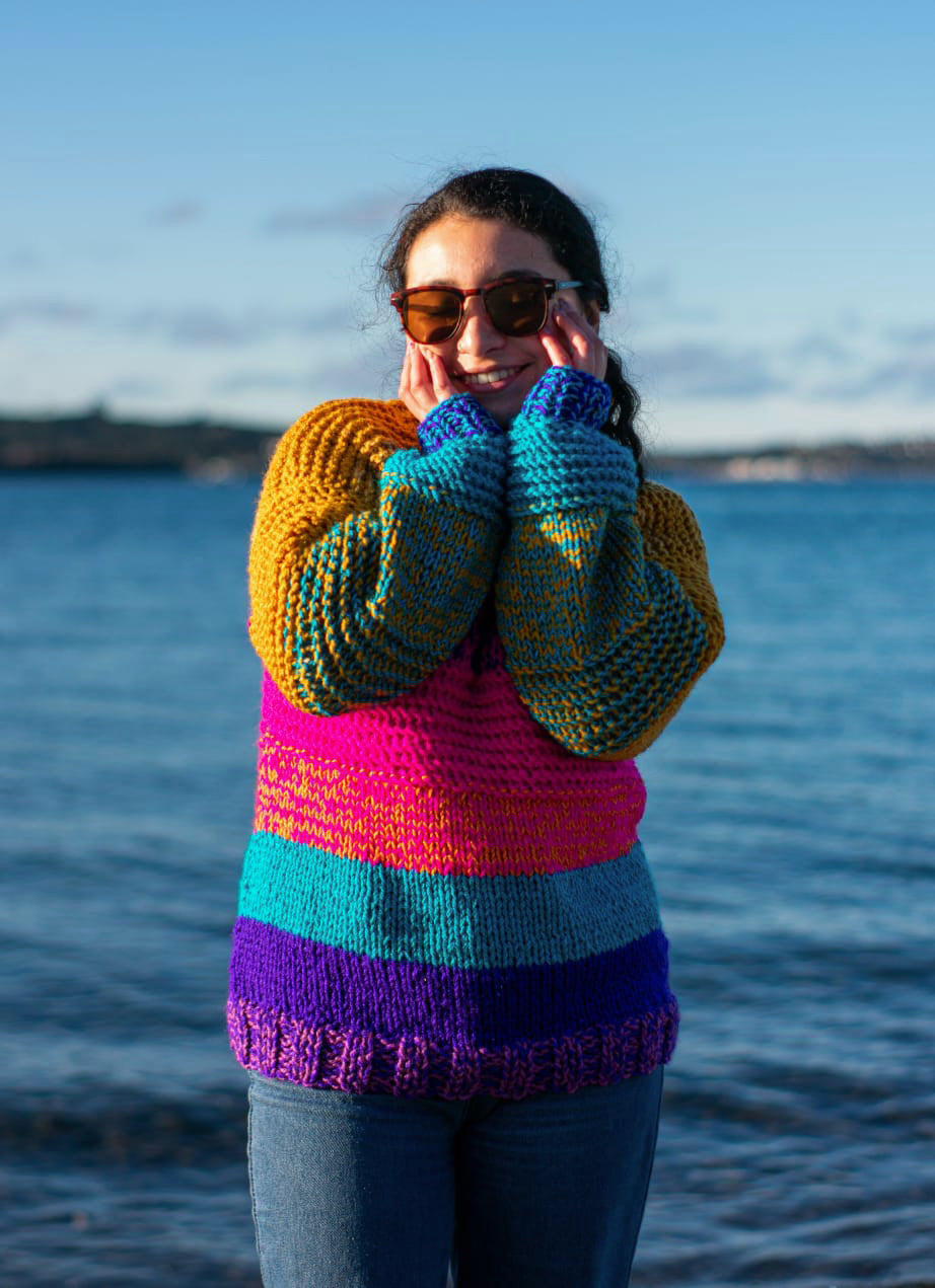 Diseña y Teje tu Primer Sweater - Curso Pregrabado con Acceso Inmediato