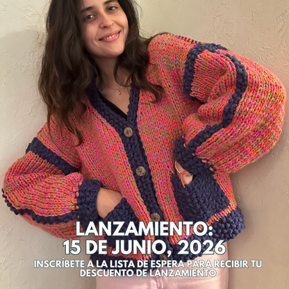 Patrón Pocket Cardigan + clases