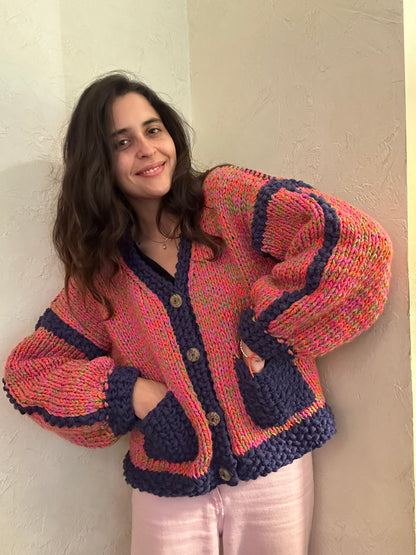 Patrón Pocket Cardigan + clases