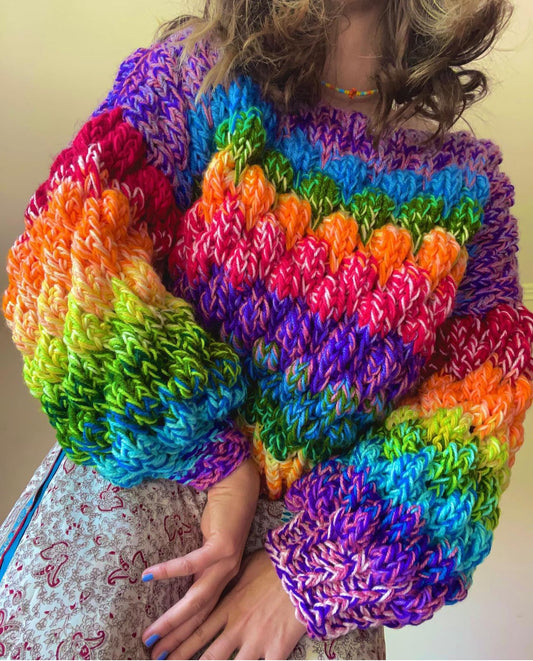 Clase Rainbowfish Sweater + Patrón