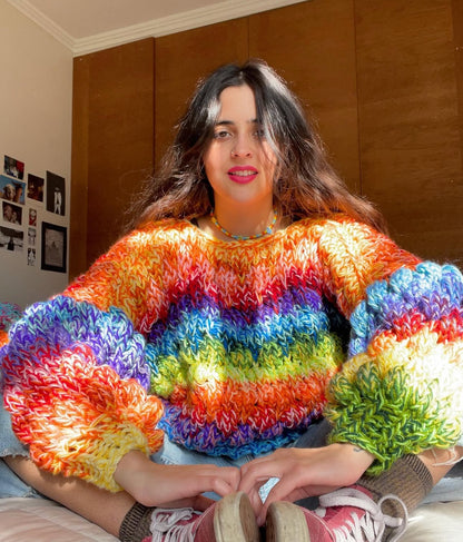 Clase Rainbowfish Sweater + Patrón