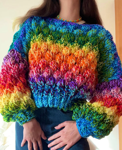 Clase Rainbowfish Sweater + Patrón