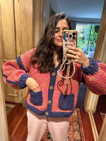 Patrón Pocket Cardigan + clases