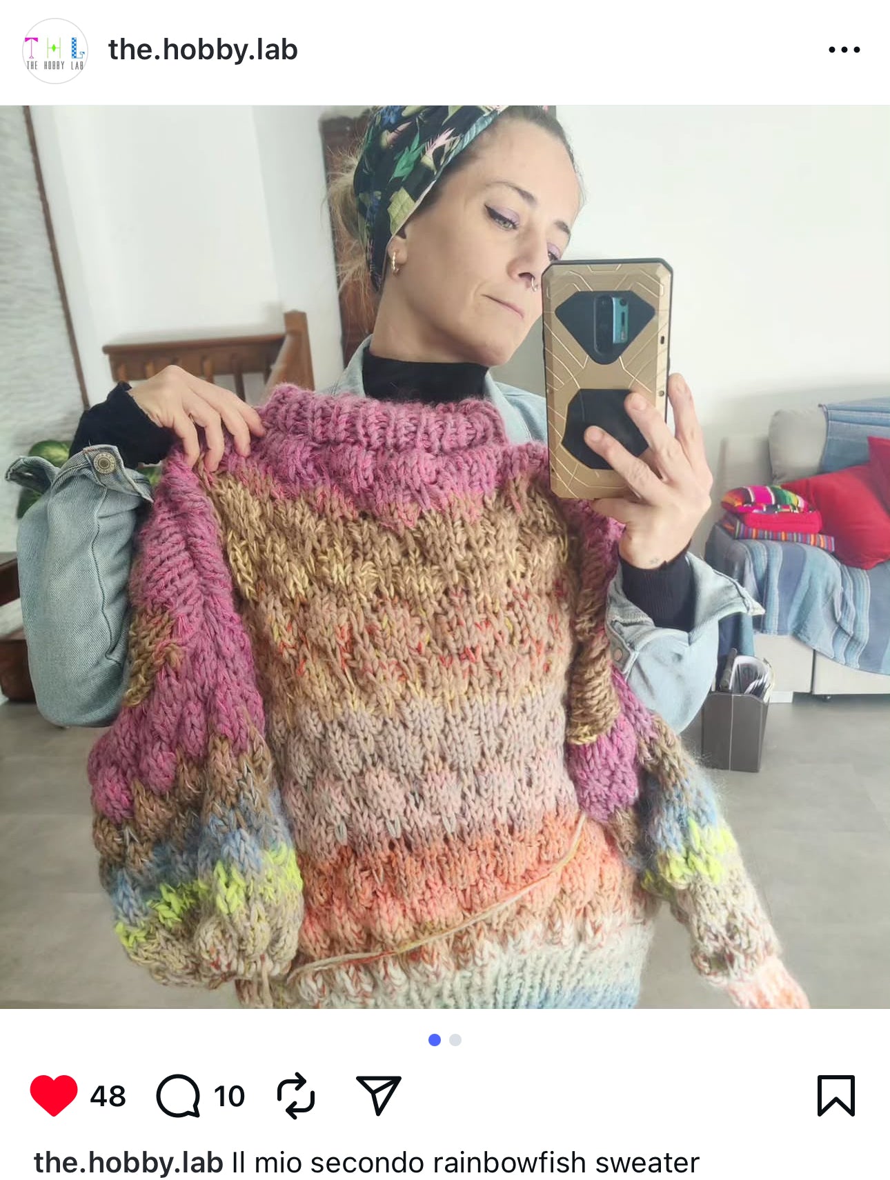 Clase Rainbowfish Sweater + Patrón