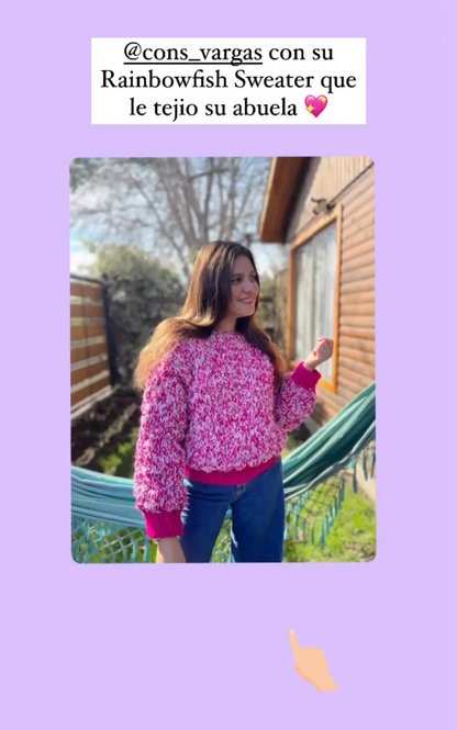 Clase Rainbowfish Sweater + Patrón