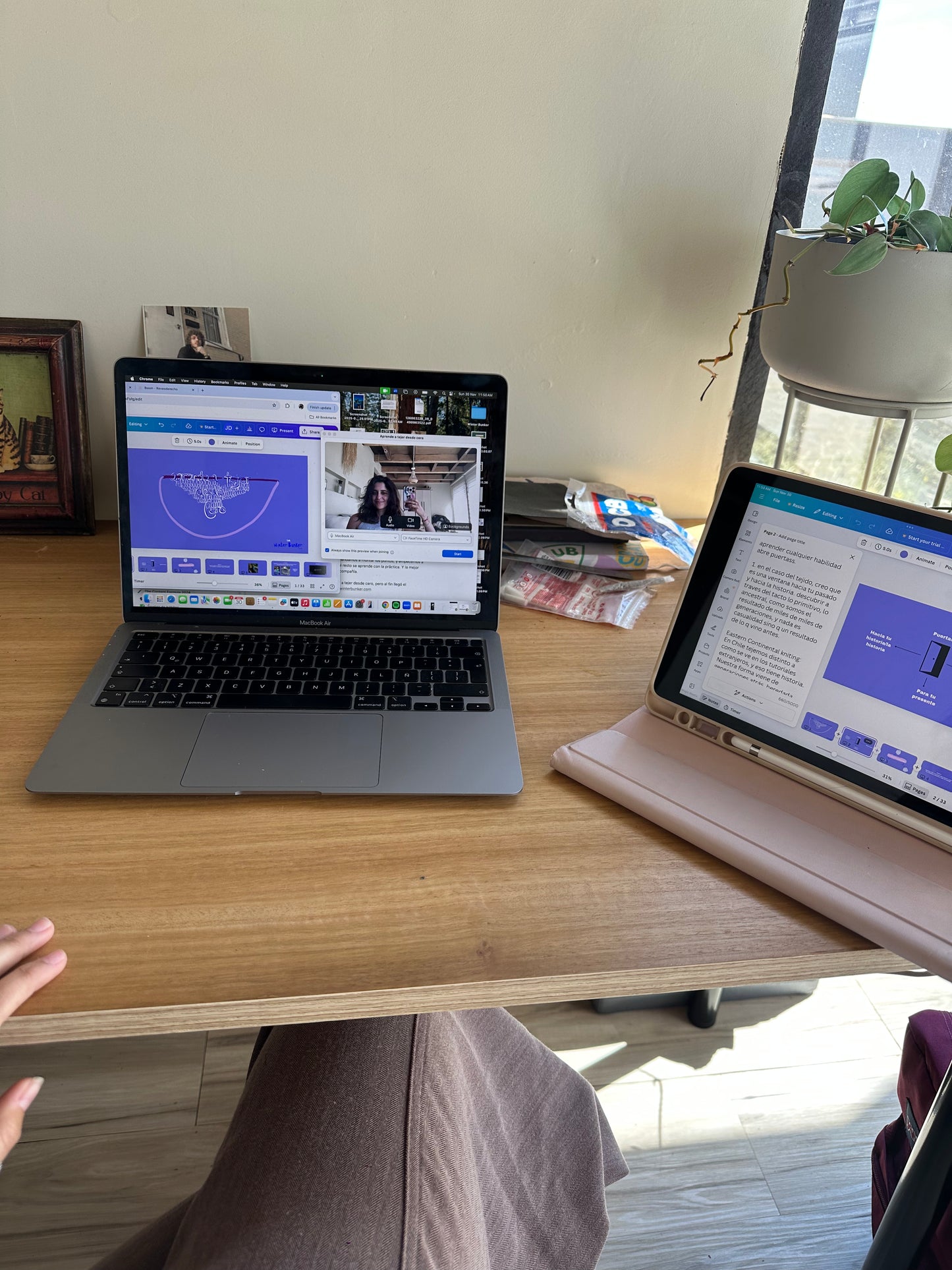 Aprende a tejer desde cero — Curso online en vivo