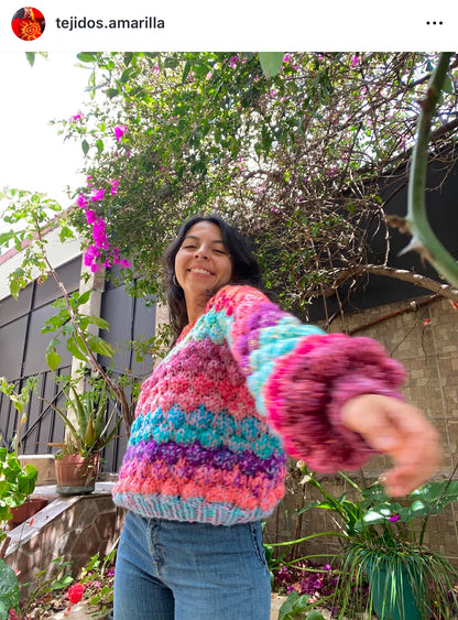 Clase Rainbowfish Sweater + Patrón