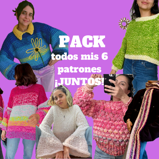 Oferta Máxima: Todos mis 6 Patrones
