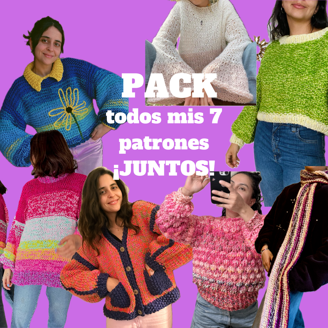 Oferta Máxima: Pack completo 7 patrones