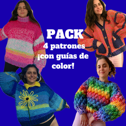 Oferta: 4 Patrones + Guías de Color