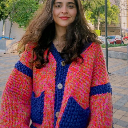 Patrón PDF + Video Clases Pocket Cardigan