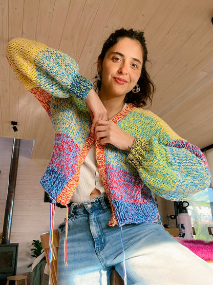 Patrón PDF + Video Clases Cotton Cardigan (Incluye acceso al KAL)