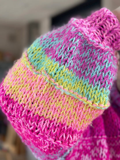 Patrón Candy Crush Sweater – PDF + Video Clase