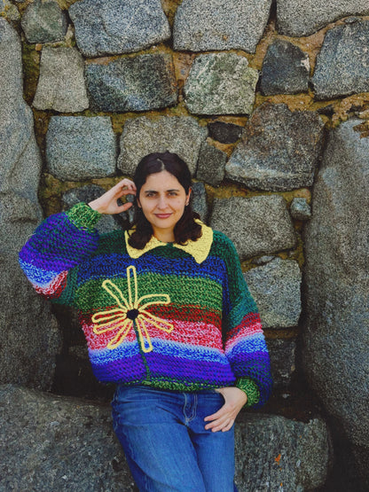 Clase Sunflower Sweater + Patrón