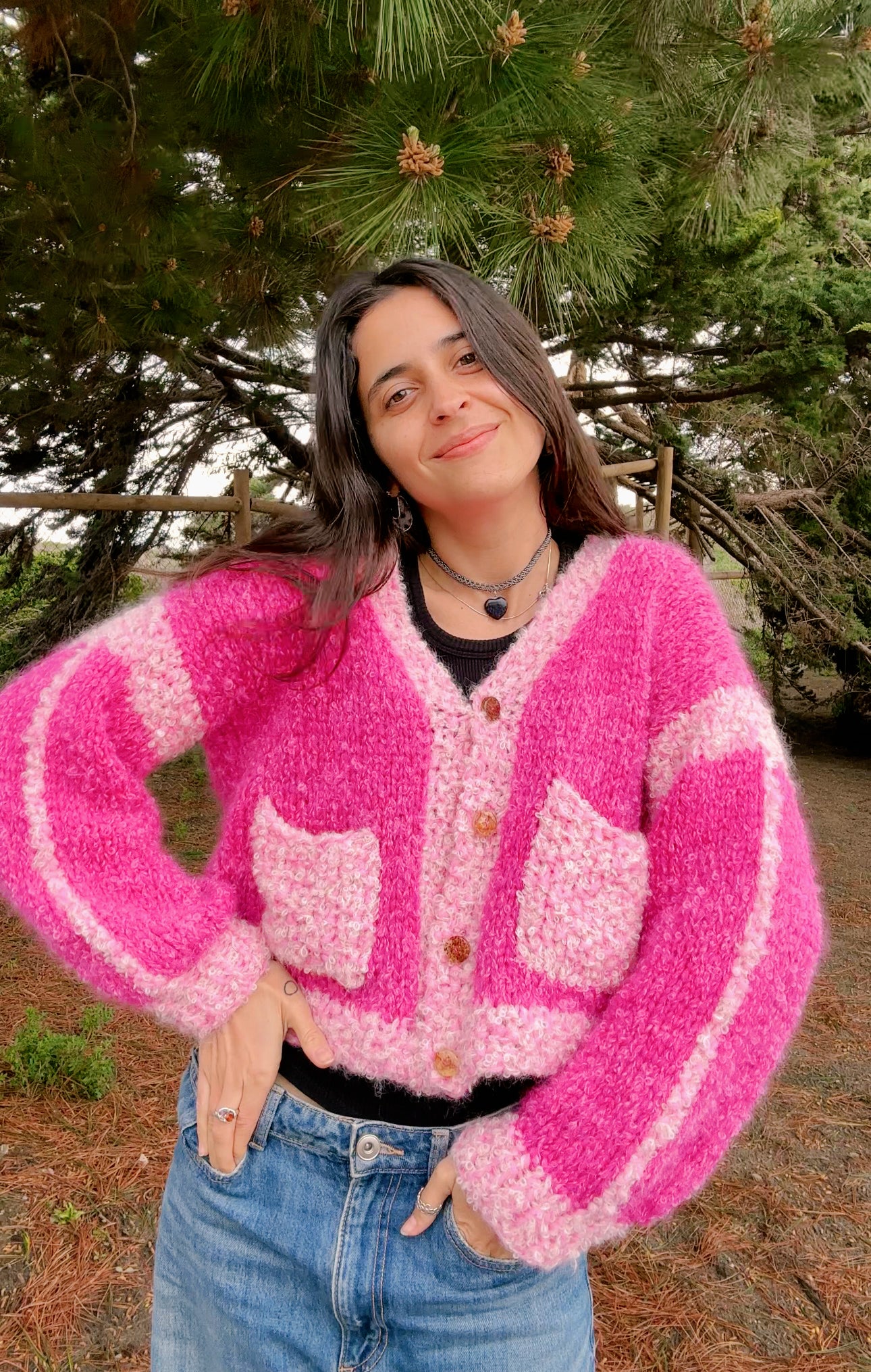 Pocket Cardigan de Alpaca - Worldwide Shipping