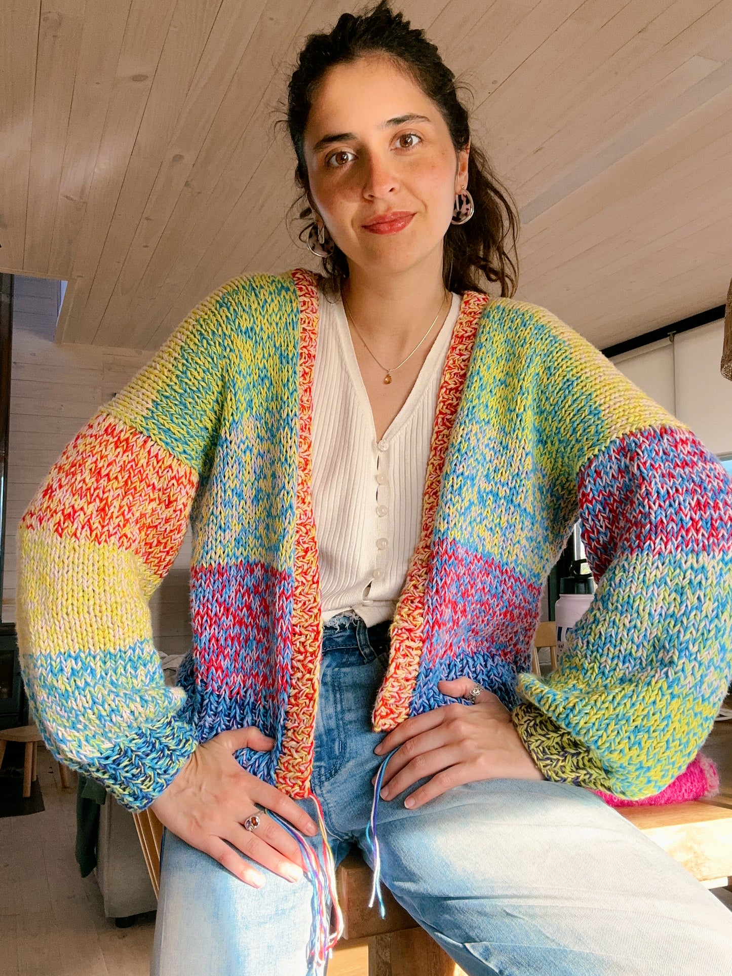 Patrón PDF + Video Clases Cotton Cardigan (Incluye acceso al KAL)