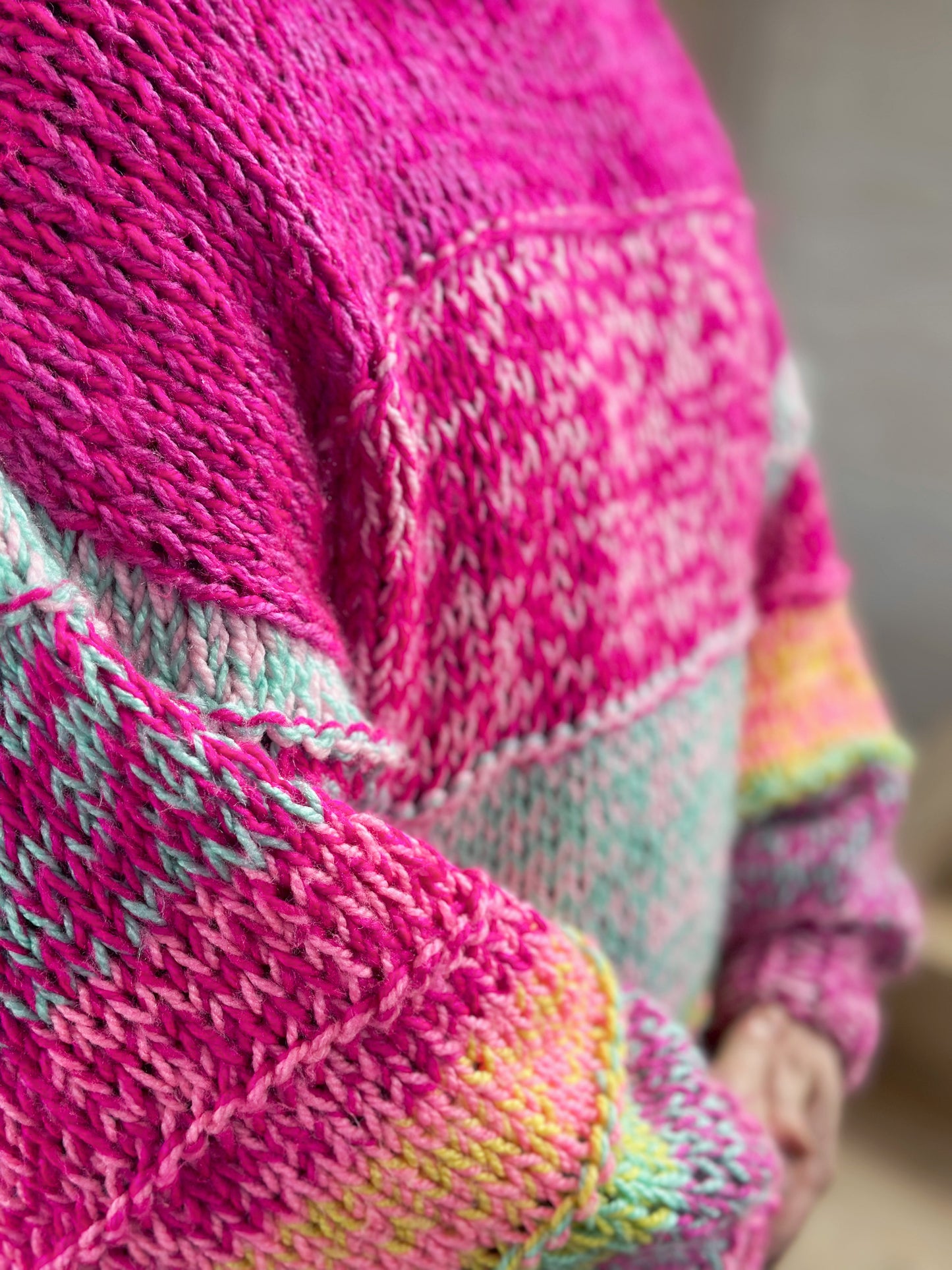 Patrón Candy Crush Sweater – PDF + Video Clase
