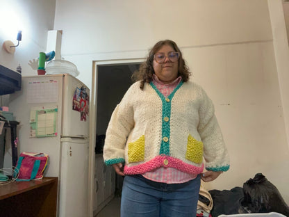Patrón PDF + Video Clases Pocket Cardigan