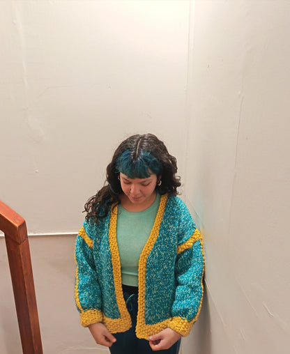 Patrón PDF + Video Clases Pocket Cardigan